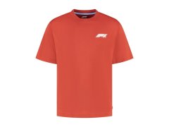 Formule 1 pánské tričko Heritage Logo Red F1 Team 2025 7580490