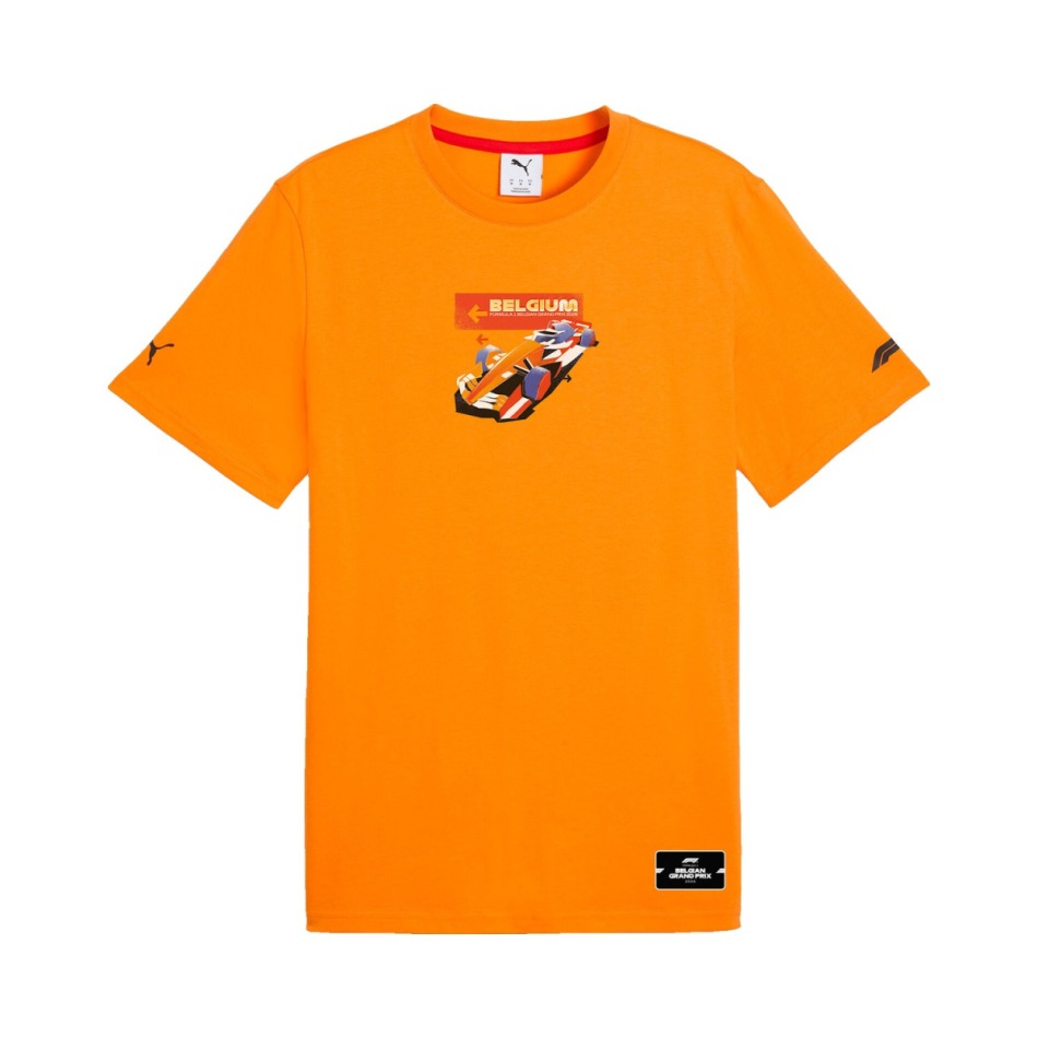 Formule 1 pánské tričko GP Belgium orange 2026 - F1 trička, polo trička, košile