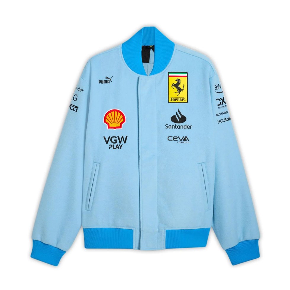 Ferrari F1 limitovaná bomber bunda Varsity Miami GP 2024 - vzorek - Ferrari Bundy
