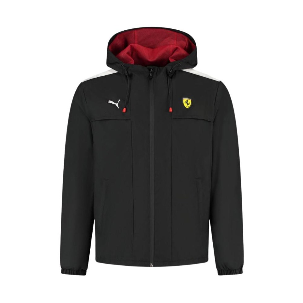 Ferrari F1 2025 nepromokavá bunda černá - Ferrari Bundy