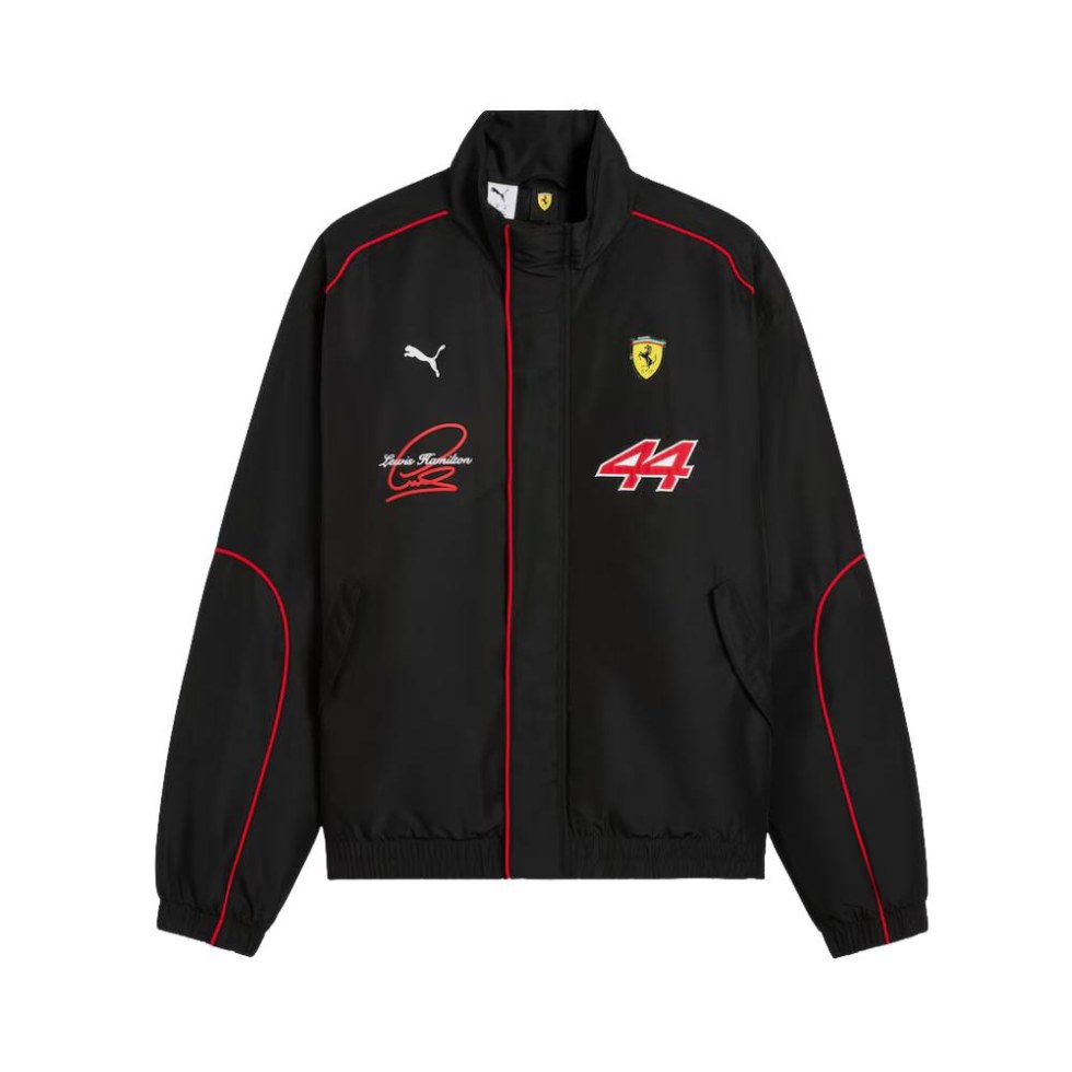 Ferrari F1 2026 závodní bunda Lewis Hamilton #44 černá - Ferrari Bundy