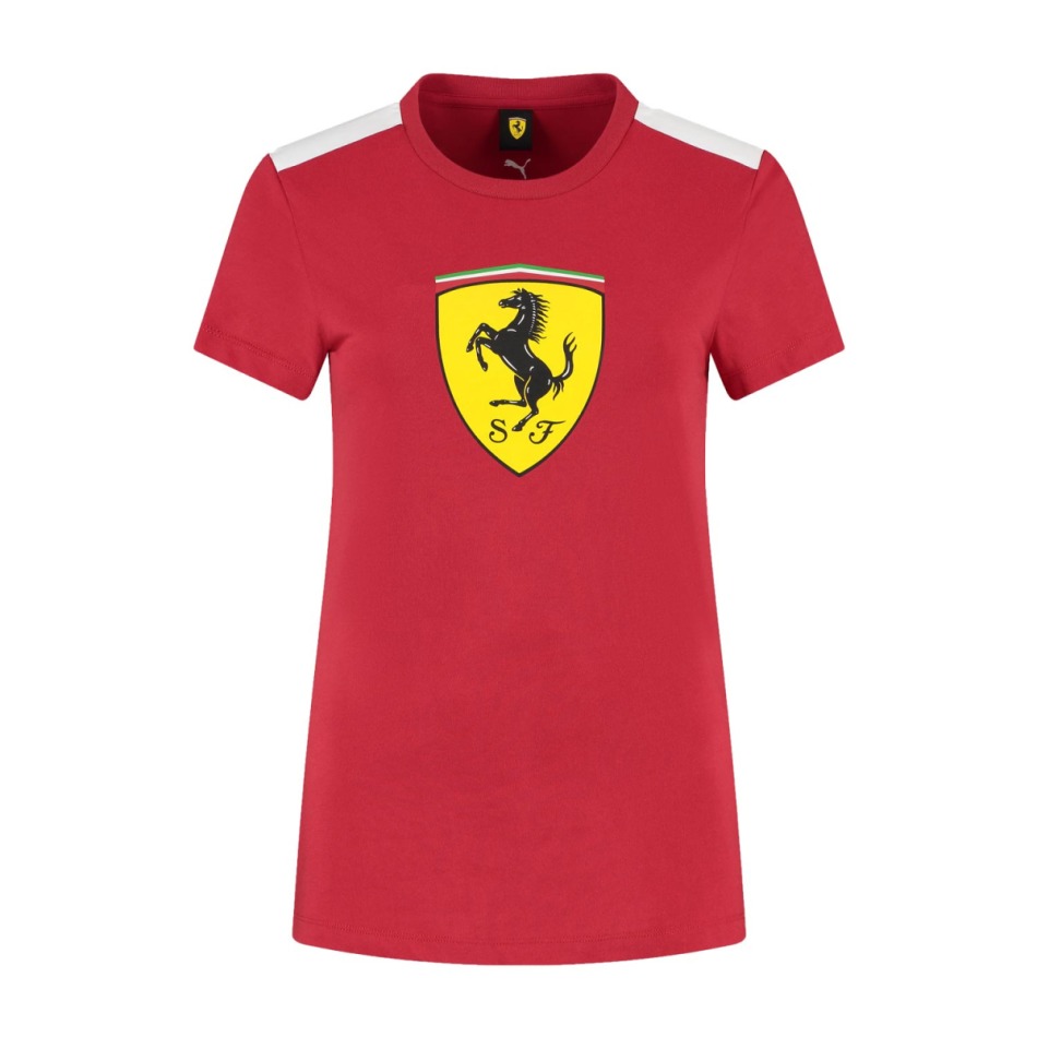 Ferrari dámské tričko Shield red F1 Team 2025