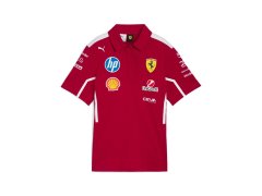 Ferrari F1 2025 týmové dámské polo tričko červené