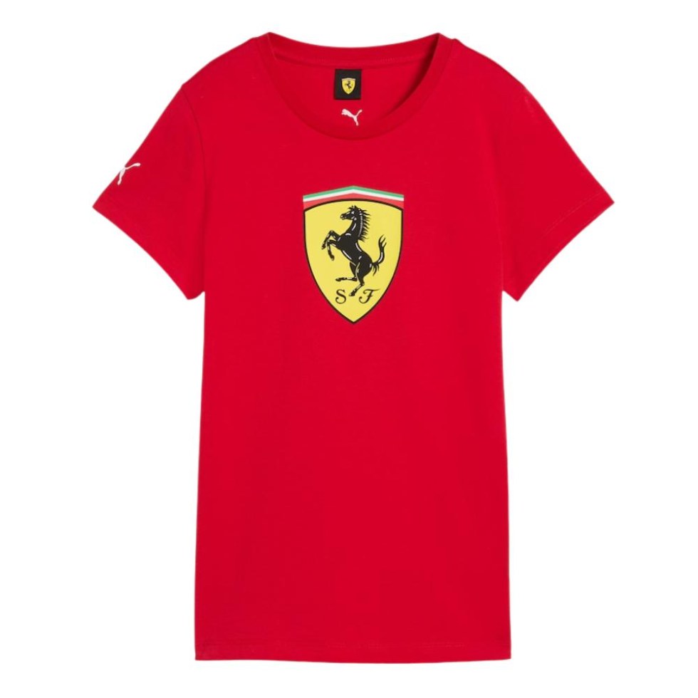 Ferrari F1 2026 dámské tričko s velkým logem - červené