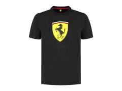 Ferrari dětské tričko Shield black F1 Team 2025