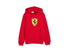 Ferrari dětská mikina s kapucí Large Logo red F1 Team 2026