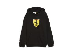 Ferrari dětská mikina s kapucí Large Logo black F1 Team 2026