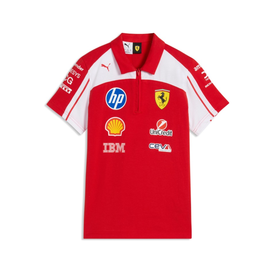 Ferrari dětské polo tričko official Teamline Replica F1 Team 2026 - Ferrari dětské oblečení