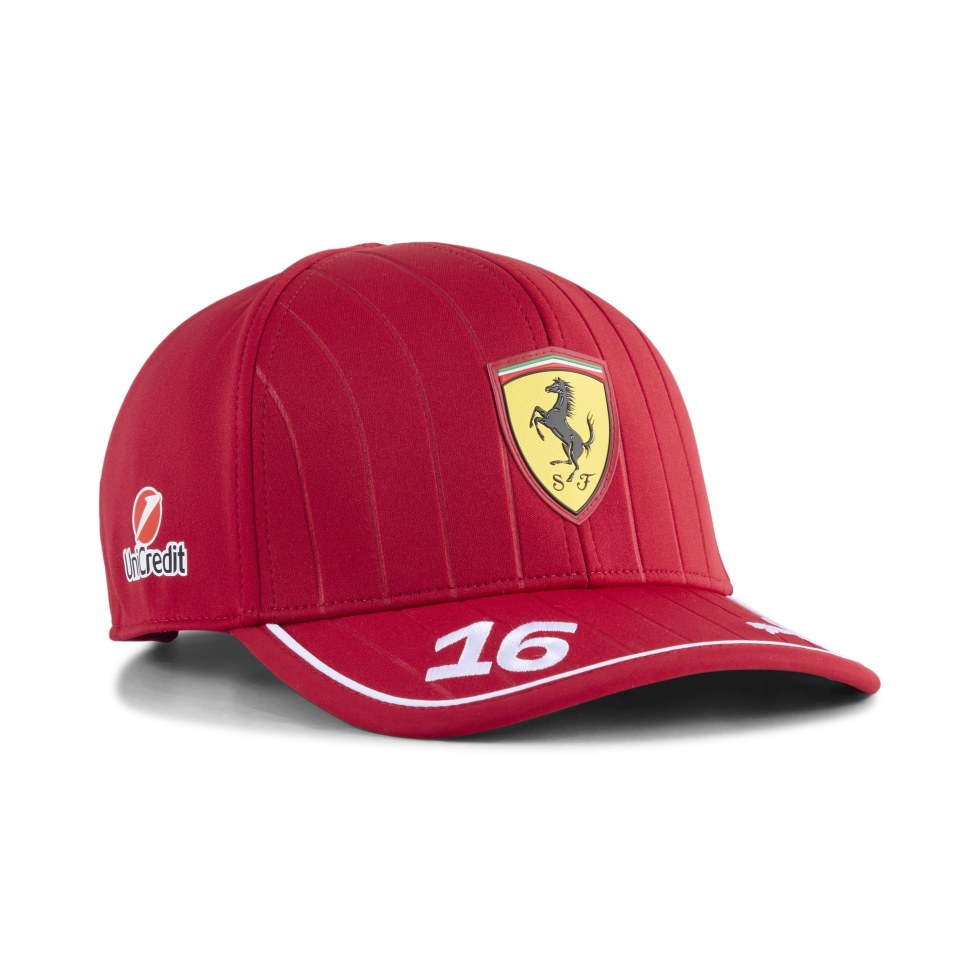 Ferrari F1 2025 kšiltovka Charles Leclerc dětská červená Ferrari F1 2025 kšiltovka Charles Leclerc dětská červená - Ferrari Dětské kšiltovky
