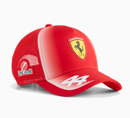 Ferrari F1 2026 dětská týmová kšiltovka Lewis Hamilton #44 - červená