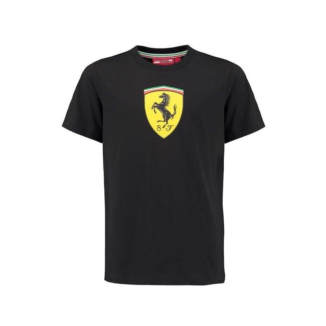 Dětské SF triko černé - Ferrari Dětské trička