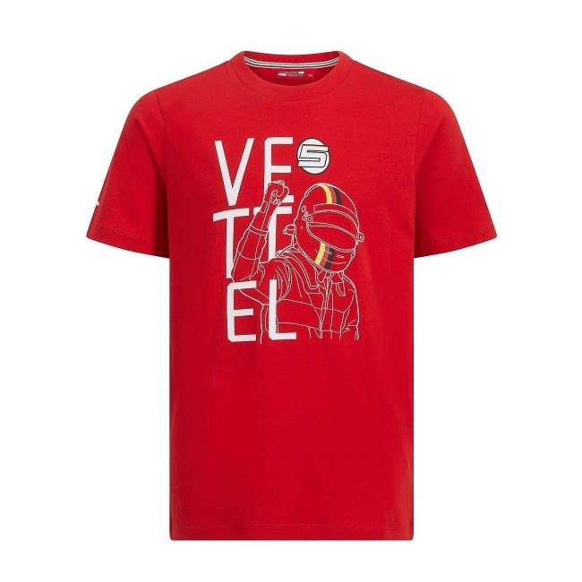Ferrari dětské tričko Vettel Driver - Ferrari Dětské trička