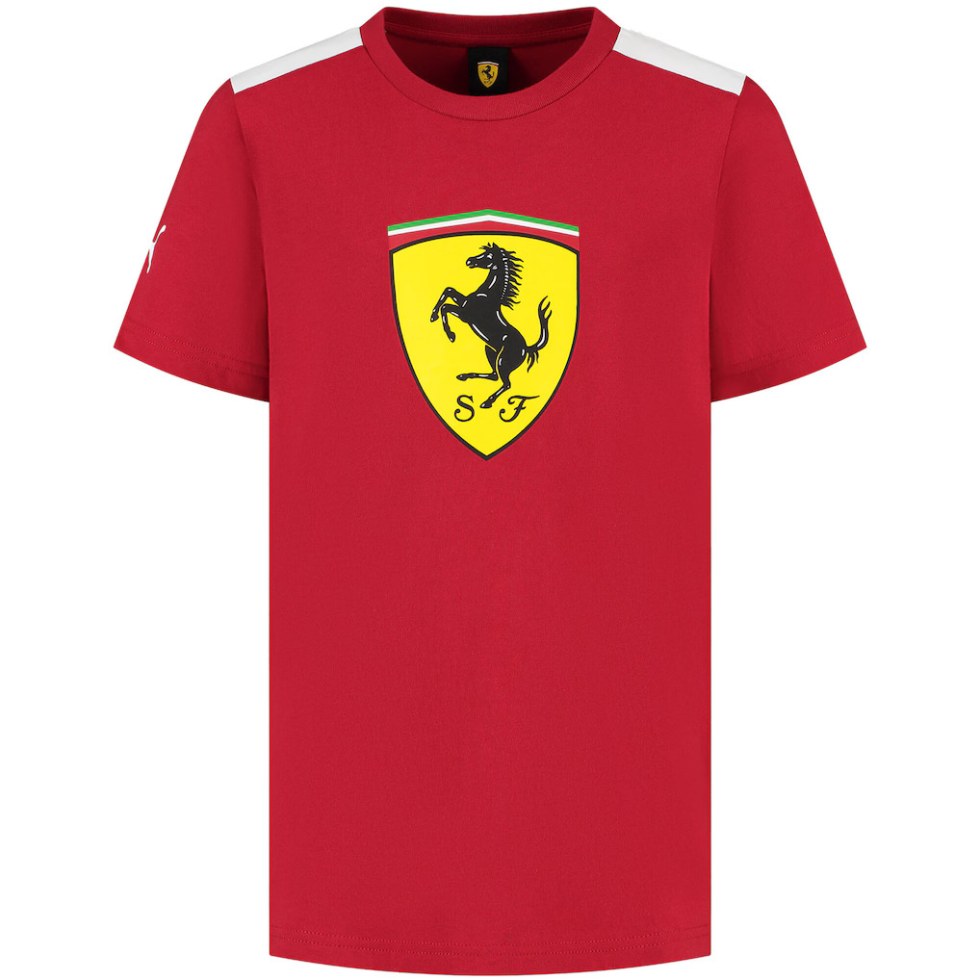 Ferrari F1 dětské tričko s logem červené