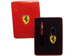 Scuderia Ferrari Maranello dárkový set- Ballpoint pero a přívesek v krabičce 3