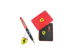 Scuderia Ferrari Maranello dárkový set- Ballpoint pero a přívesek v krabičce