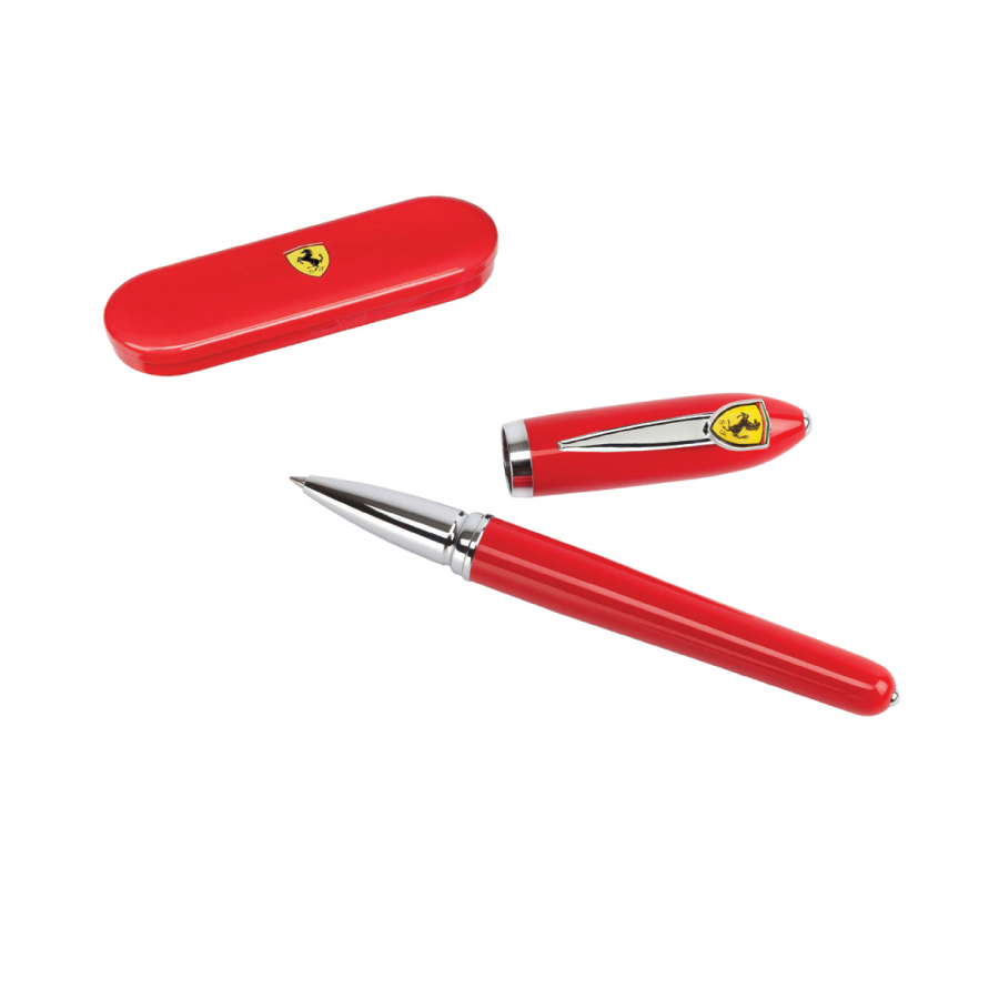 Scuderia Ferrari Hrnekello Roller Pen - luxusní červené pero - Ferrari Doplňky Kancelářské a školní potřeby Luxusní pera