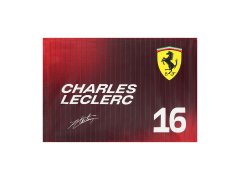 Ferrari F1 2025 vlajka Charles Leclerc 60x90cm