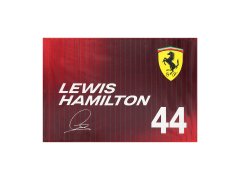 Ferrari F1 2025 vlajka Lewis Hamilton 60x90cm
