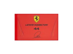 Ferrari F1 2026 vlajka Lewis Hamilton 90x60cm - červená