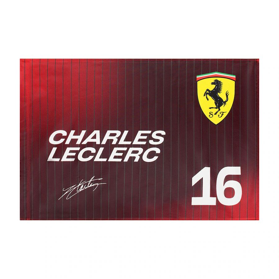 Ferrari F1 2025 vlajka Charles Leclerc 60x90cm Ferrari F1 2025 vlajka Charles Leclerc 60x90cm - Ferrari Doplňky Vlajky