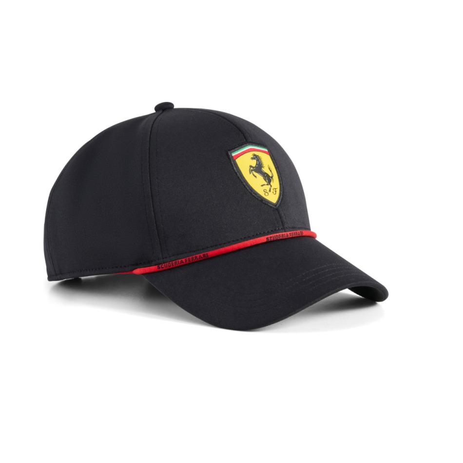Ferrari čepice baseballová kšiltovka Classic black F1 Team 2026 - Ferrari kšiltovky, čepice, rukavice