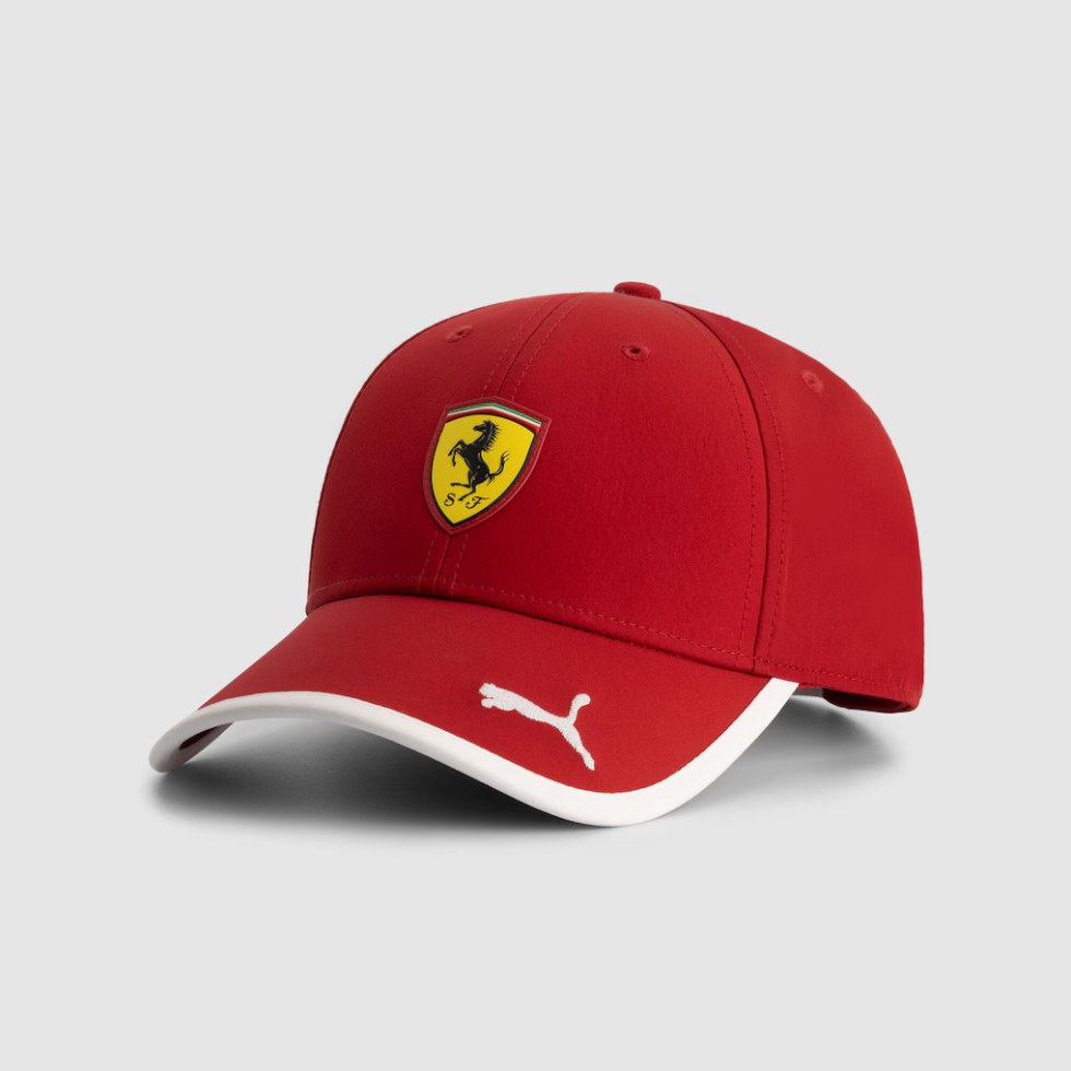 Ferrari F1 2025 BB kšiltovka Classic s lemováním červená - Ferrari Kšiltovky