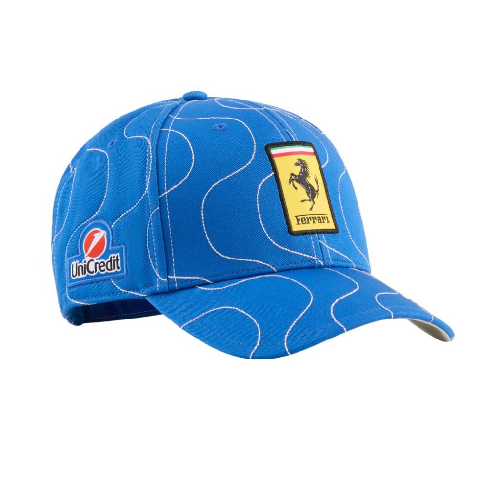 Ferrari F1 týmová kšiltovka SE Monza 2025 modrá - Ferrari Kšiltovky