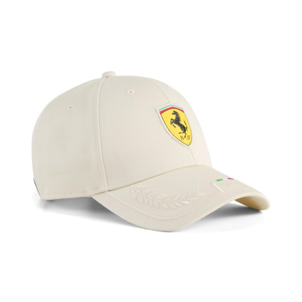 Ferrari F1 2026 BB kšiltovka s&nbsp;italskou vlajkou - bílá - Ferrari Kšiltovky