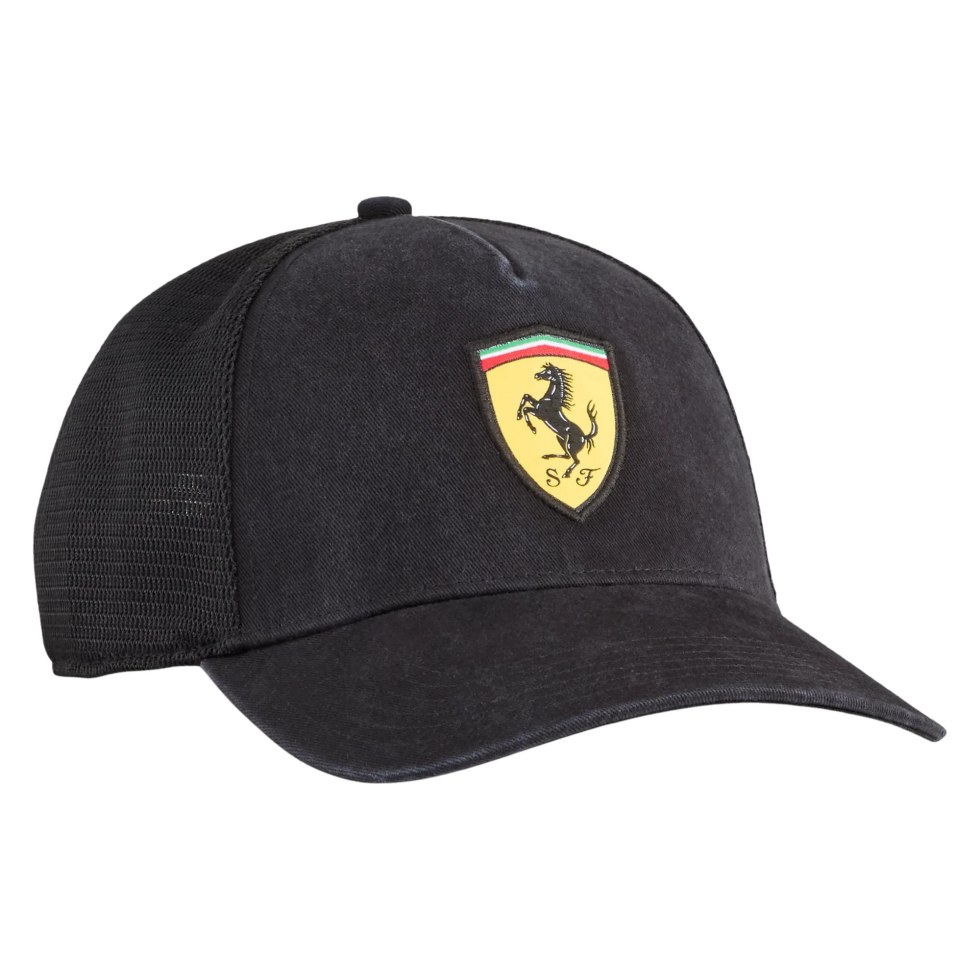 Ferrari F1 2026 Trucker kšiltovka černá - Ferrari Kšiltovky