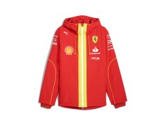Ferrari pánská bunda s kapucí Pro Rain red F1 team 2024