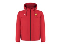 Ferrari pánská bunda s kapucí Rain red F1 Team 2025