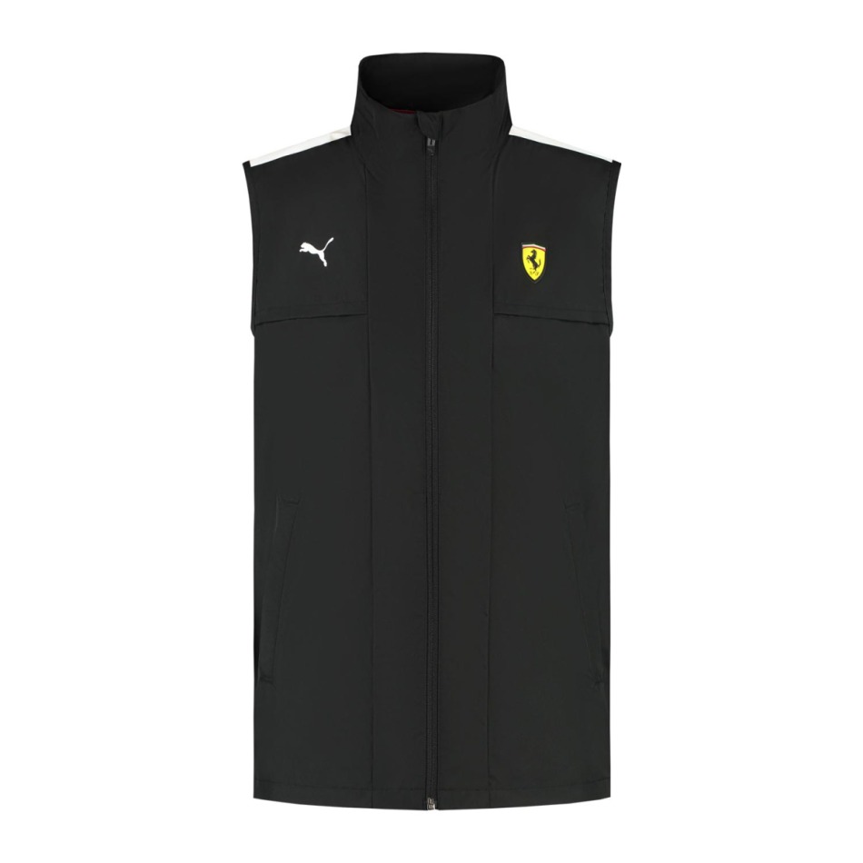 Ferrari pánská vesta Logo black F1 Team 2025