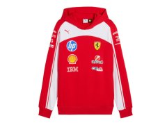Ferrari F1 2026 týmová mikina s kapucí červená