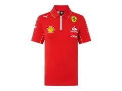 Ferrari F1 2024 dámské týmové polo tričko červené