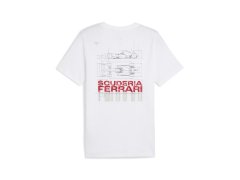 Ferrari pánské tričko Sportswear Car - Puma bílé 2
