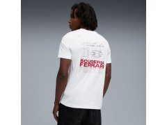 Ferrari pánské tričko Sportswear Car - Puma bílé 4