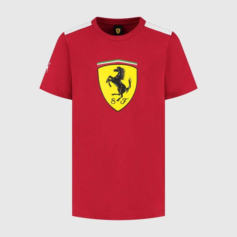 Ferrari F1 2025 pánské tričko s velkým logem červené - Ferrari Trička