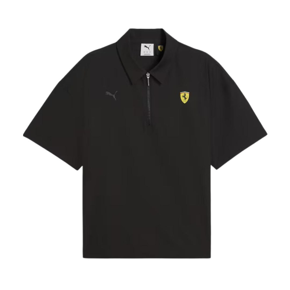 Ferrari F1pánské prémiové polo tričko černé - Ferrari Trička