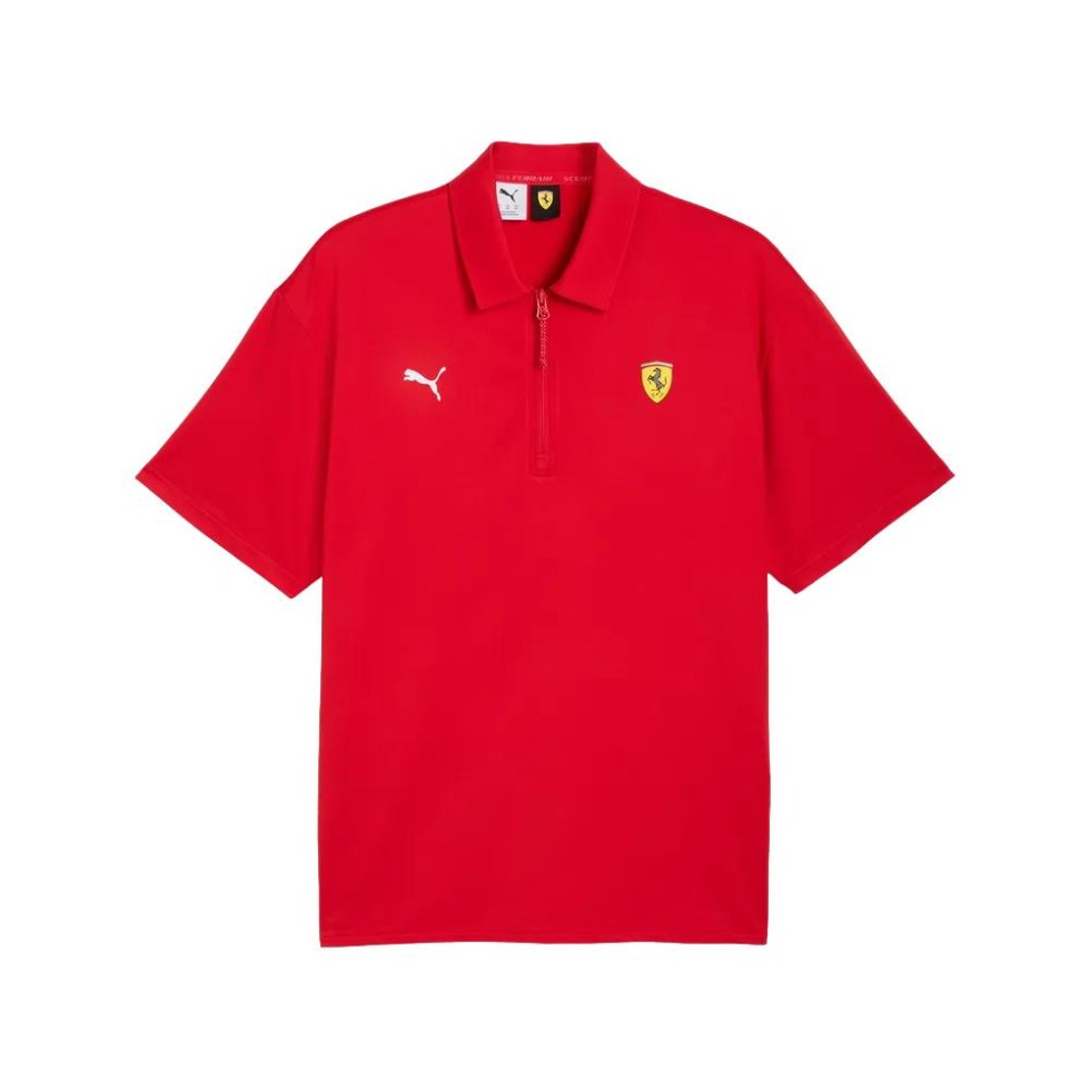 Ferrari F1 pánské prémiové polo tričko červené - Ferrari Trička