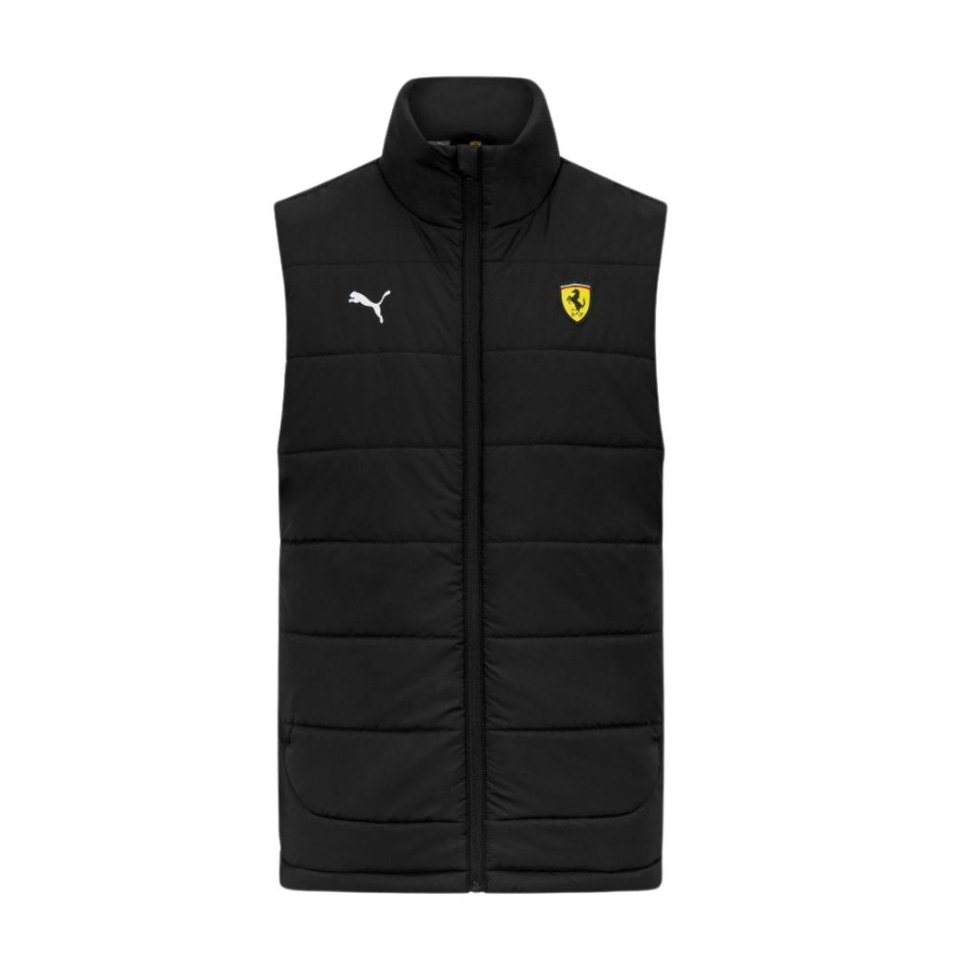 Ferrari F1 2025 pánská vesta černá Ferrari F1 2025 pánská vesta černá - Ferrari vesty