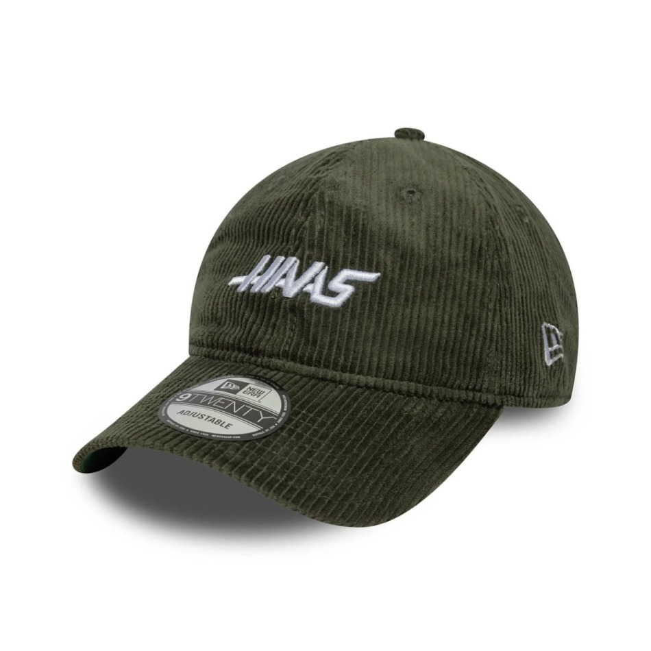 Haas F1 čepice baseballová kšiltovka Cord green F1 Team 2025 - Haas kšiltovky, čepice, rukavice