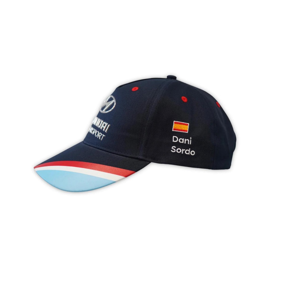 Hyundai Motorsport čepice baseballová kšiltovka Sordo logo navy 2023