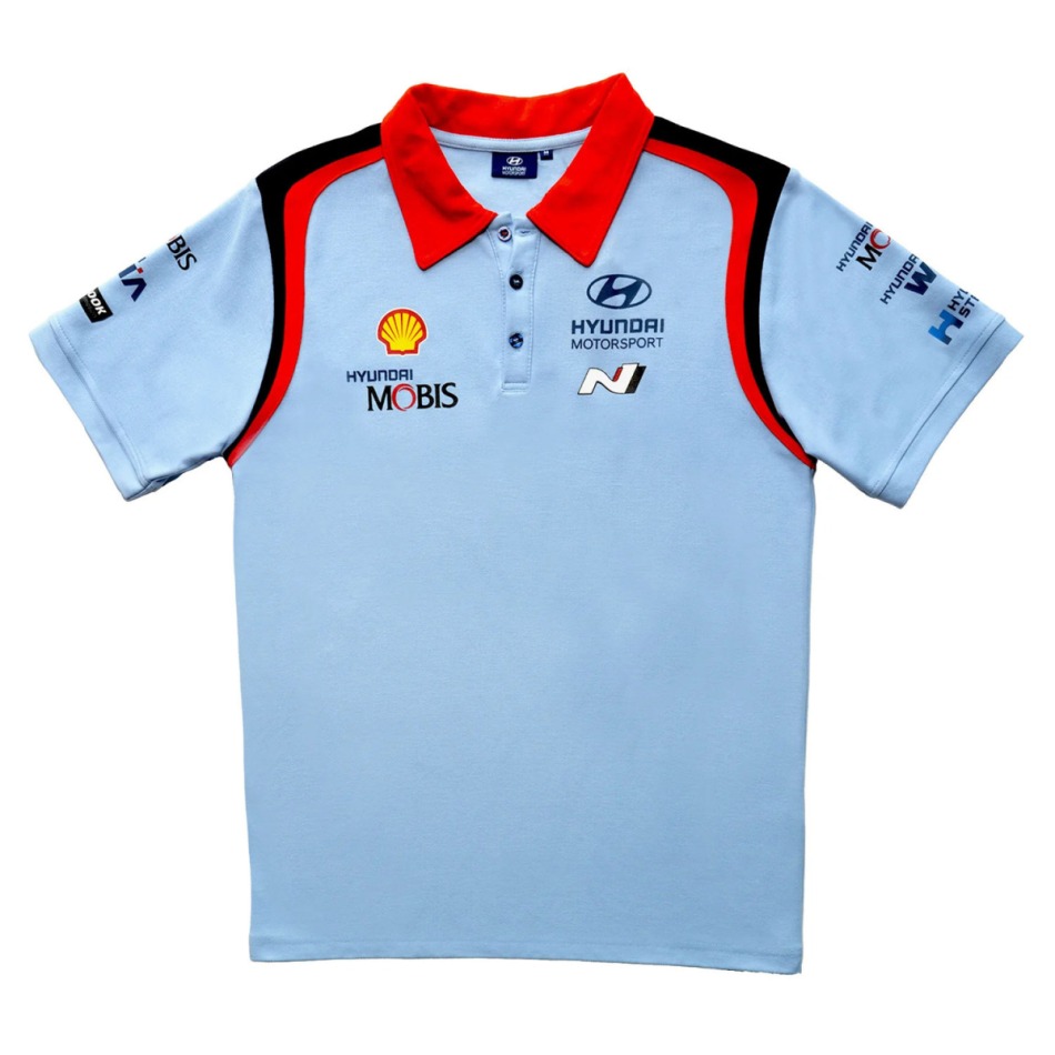 Hyundai Motorsport pánské polo tričko blue 2025