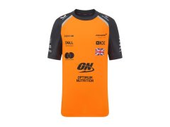 McLaren F1 2025 dětské tričko Lando Norris oranžové