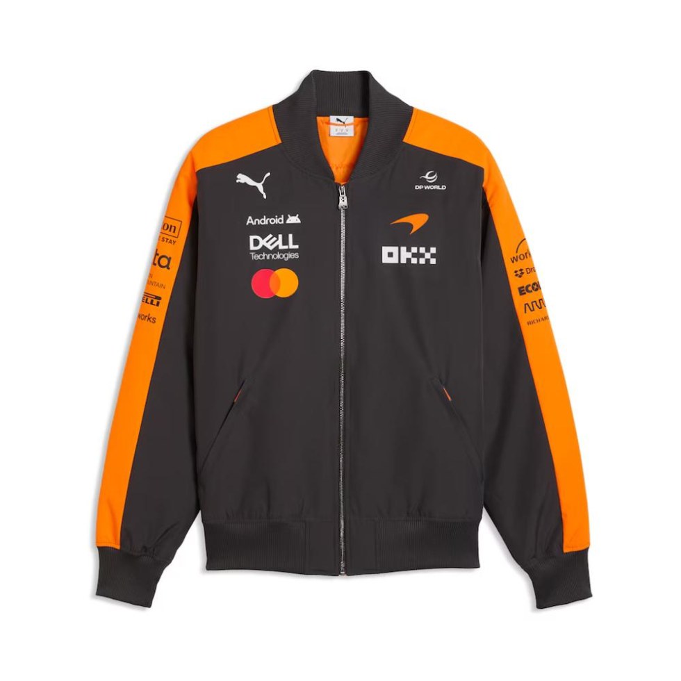 McLaren F1 2026 týmová unisex Bomber bunda - McLaren Bundy