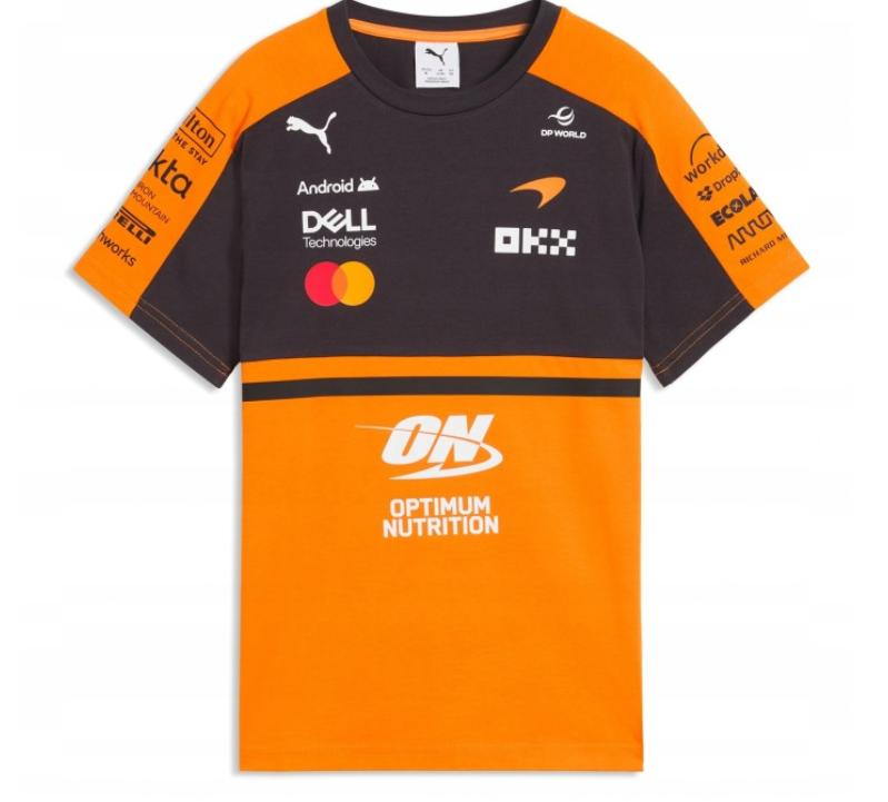 McLaren F1 2026 dětské týmové tričko oranžové - McLaren Dětská Trička