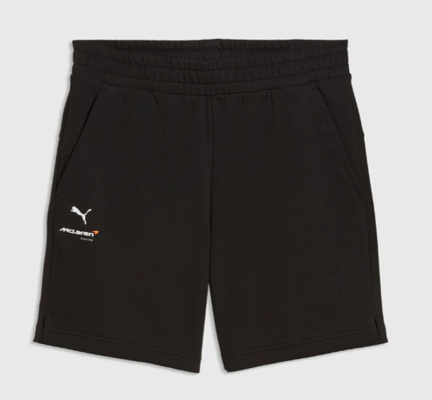 Teplákové kraťasy McLaren F1 černé s logem Puma - volnočasová edice
