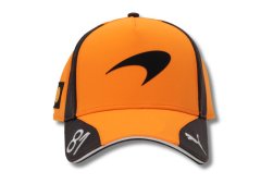 McLaren F1 2026 dětská týmová BB kšiltovka Oscar Piastri #81 - oranžová 2