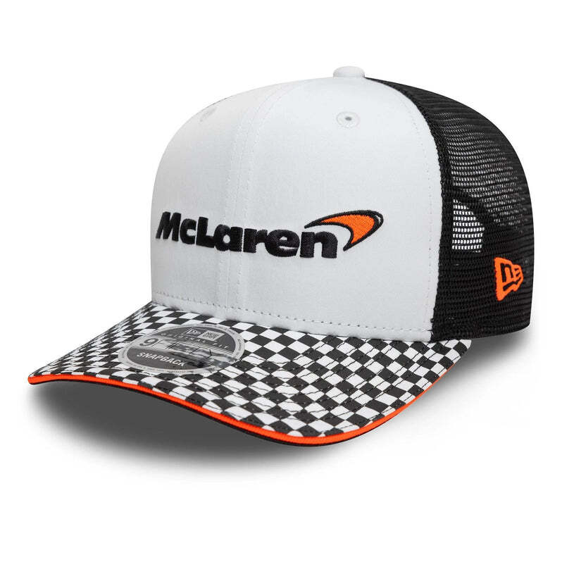 McLaren F1 týmová Checker Visor 9Fifty kšiltovka bílá - McLaren Kšiltovky a čepice