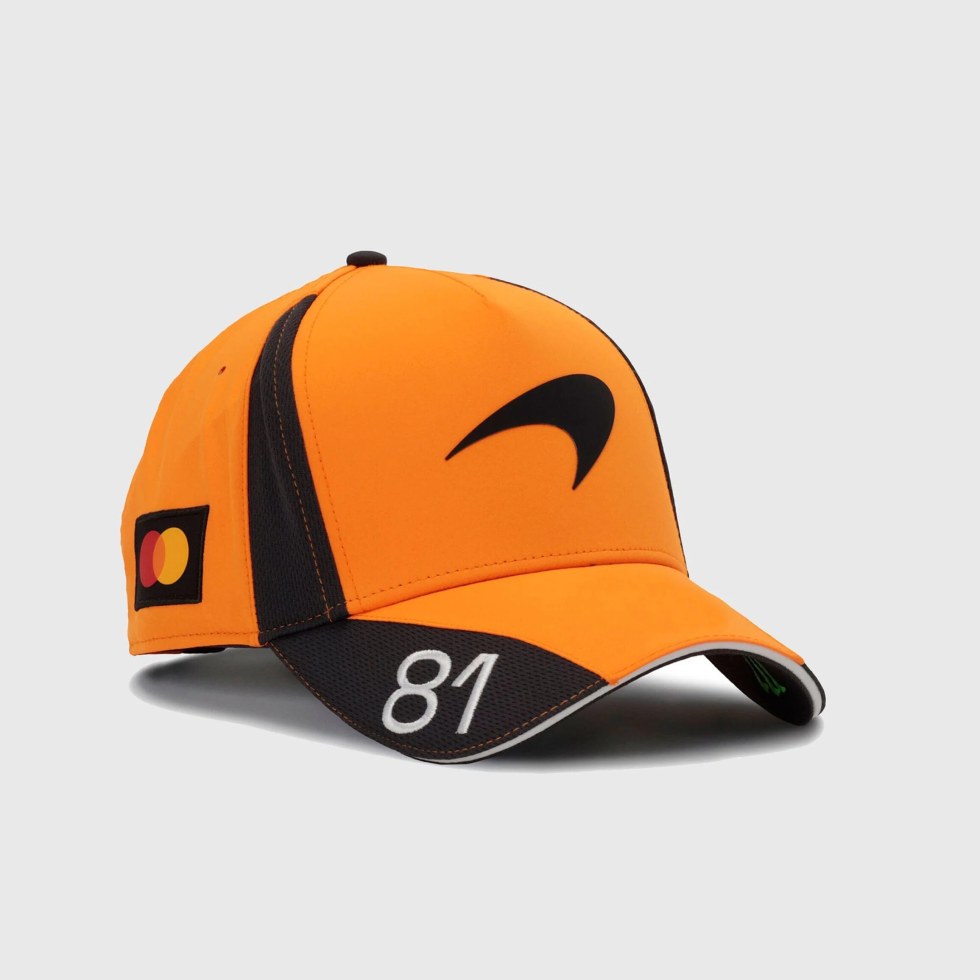 McLaren F1 2026 dětská týmová BB kšiltovka Oscar Piastri #81 - oranžová - McLaren Kšiltovky a&nbsp;čepice